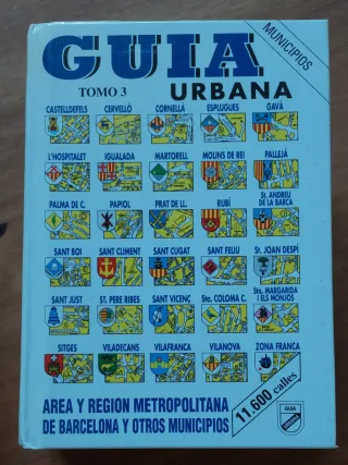 GUIAS URBANAS BARCELONA Y PROVINCIA, IMPECABLES