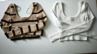 3 Blusas Cortas Niña/Mujer Talla XS