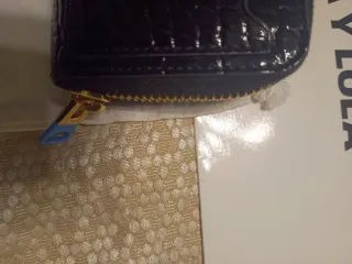 Cartera Bimba y Lola Negra Cocodrilo