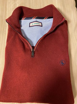 Jersey El Ganso Rojo Media Cremallera