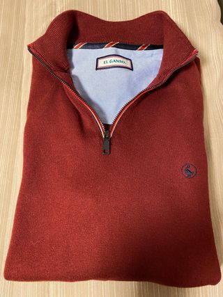 Jersey El Ganso Rojo Media Cremallera
