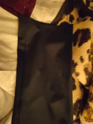 Pantalón ancho negro