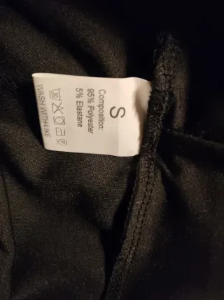 Pantalón ancho negro