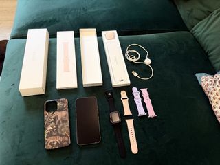 iPhone 15 Pro Max 256GB Blanco + Apple Watch S6