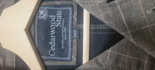 Gabardina vintage a cuadros