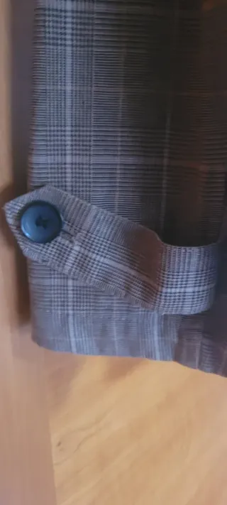 Gabardina vintage a cuadros