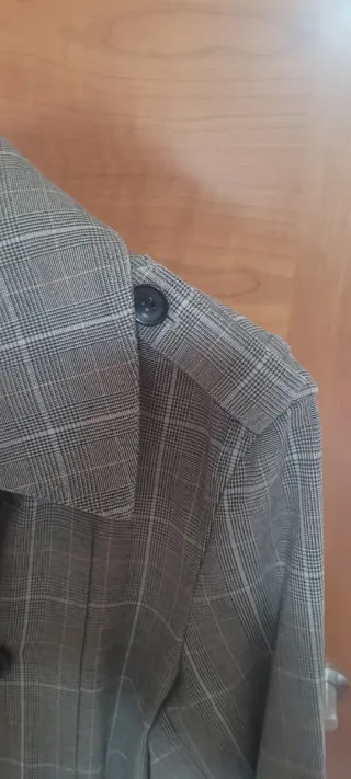 Gabardina vintage a cuadros