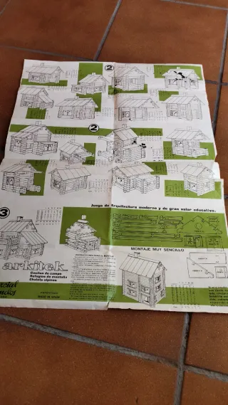 Juego de Arquitectura Arkitek Años 70