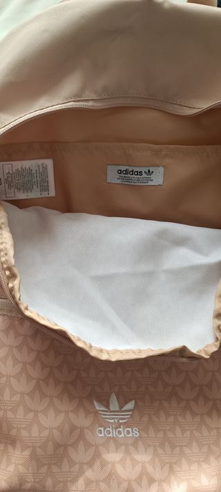 Mochila Adidas Monogram beige