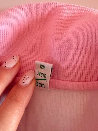 Conjunto de ropa de niña talla 12 meses