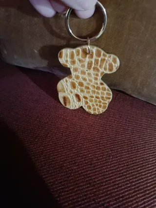 Llavero Tous Oso Piel Cocodrilo