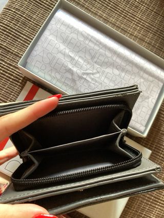 Portafoglio BASILE verde oliva/nero