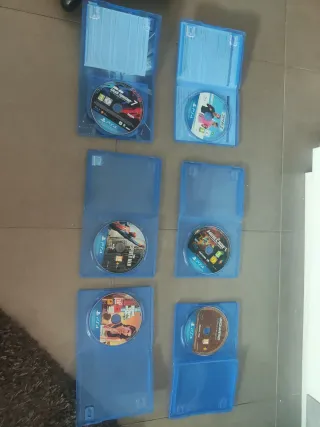 PS4 Negra + Pack 6 Juegos PS4 + DualShock4