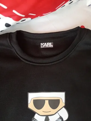 Sudadera Karl Lagerfeld Talla M Negra