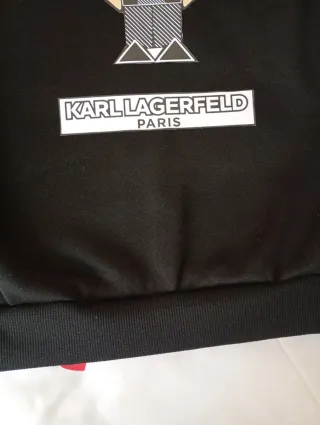 Sudadera Karl Lagerfeld Talla M Negra