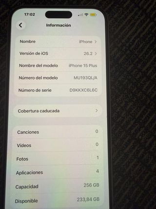 iPhone 15 Plus 256GB Rosa