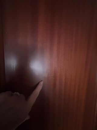 Puerta madera sapeli izquierda