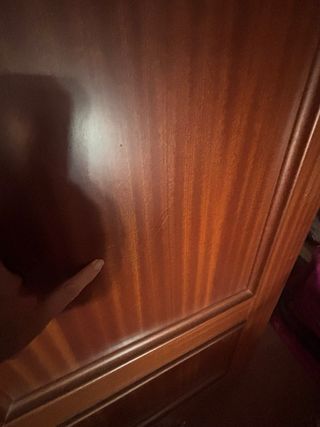 Puerta madera sapeli izquierda