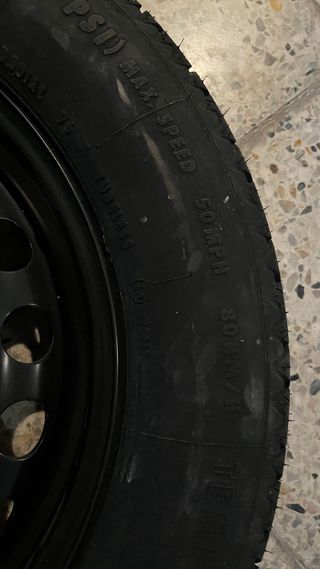 Rueda de repuesto 125/90/R15