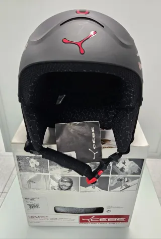 Casco de esquí Cebé gris mate