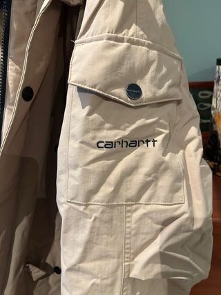 Chaqueta Carhartt Beige Negra