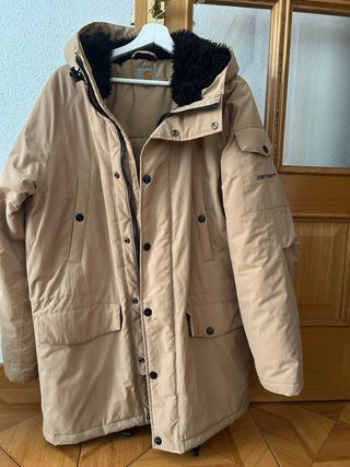 Chaqueta Carhartt Beige Negra