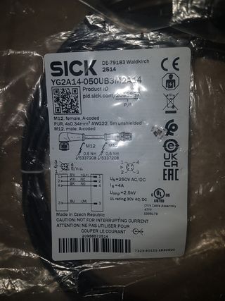 Cable YG2A14-050UB3M2A14 SICK