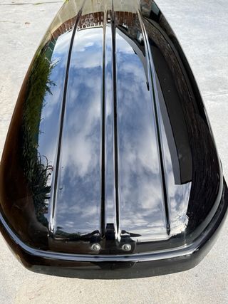 Cofre Techo MINI 320L Negro + Barras