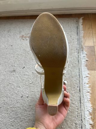 Sandalias de fiesta plateadas