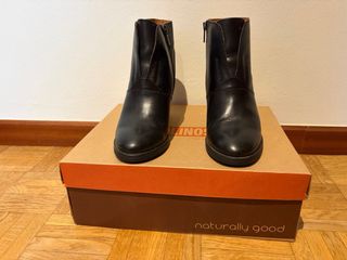 Botines Pikolinos Piel Talla 38 Negro