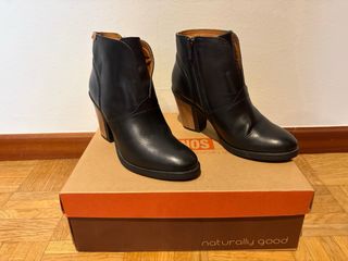 Botines Pikolinos Piel Talla 38 Negro