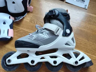 Patines en línea Oxelo T.32-35.Bolsa+protecciones