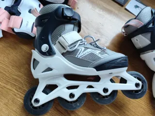Patines en línea Oxelo T.32-35.Bolsa+protecciones
