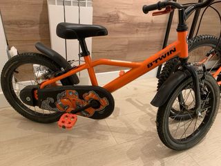 Bicicleta infantil Btwin naranja