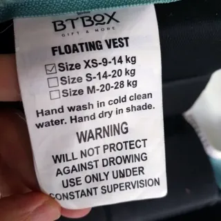 Chaleco flotador infantil lunares 9-14kg