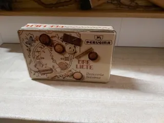 Scatola Latta Vintage Perugina Ore Liete