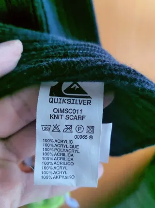 Bufanda Quiksilver Azul Hombre