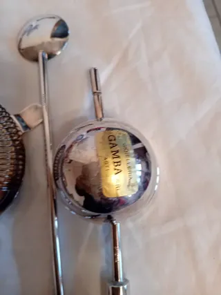 Posate per cocktail in metallo