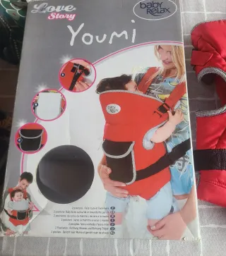 Mochila Porta Bebé Roja Baby Relax