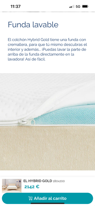 Colchón Marmota 180x200