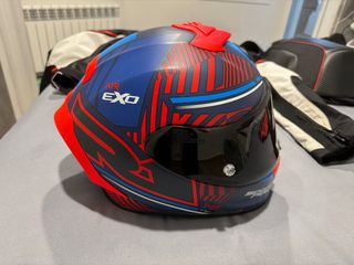 Conjunto moto: Casco, Chaqueta, Guantes