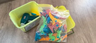 Juego de construcción de dinosaurios DIY