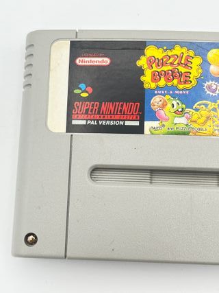 Puzzle Bobble SNES PAL Taito Nintendo GIG Gioco