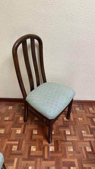 Conjunto mesa comedor extensible + 6 sillas