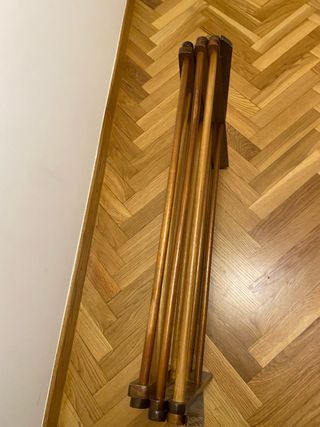 Tendedero de madera plegable