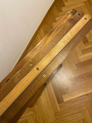 Tendedero de madera plegable