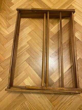 Tendedero de madera plegable