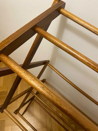 Tendedero de madera plegable