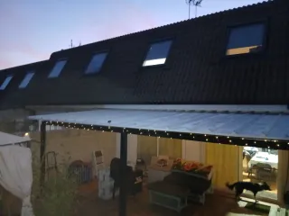 Pérgolas, Cenadores en hierro estructural