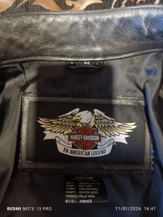 Chaqueta de cuero para hombre Harley-Davidson